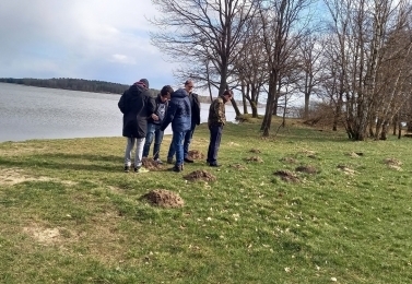 Rybáři vyjeli na rybník Rožmberk