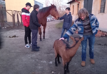 Vánoční návštěva v Záchranné stanici pro handicapovaná zvířata v Třeboni